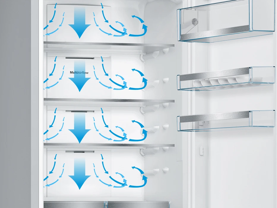 MultiAirflow: свежесть с верхней до нижней полки